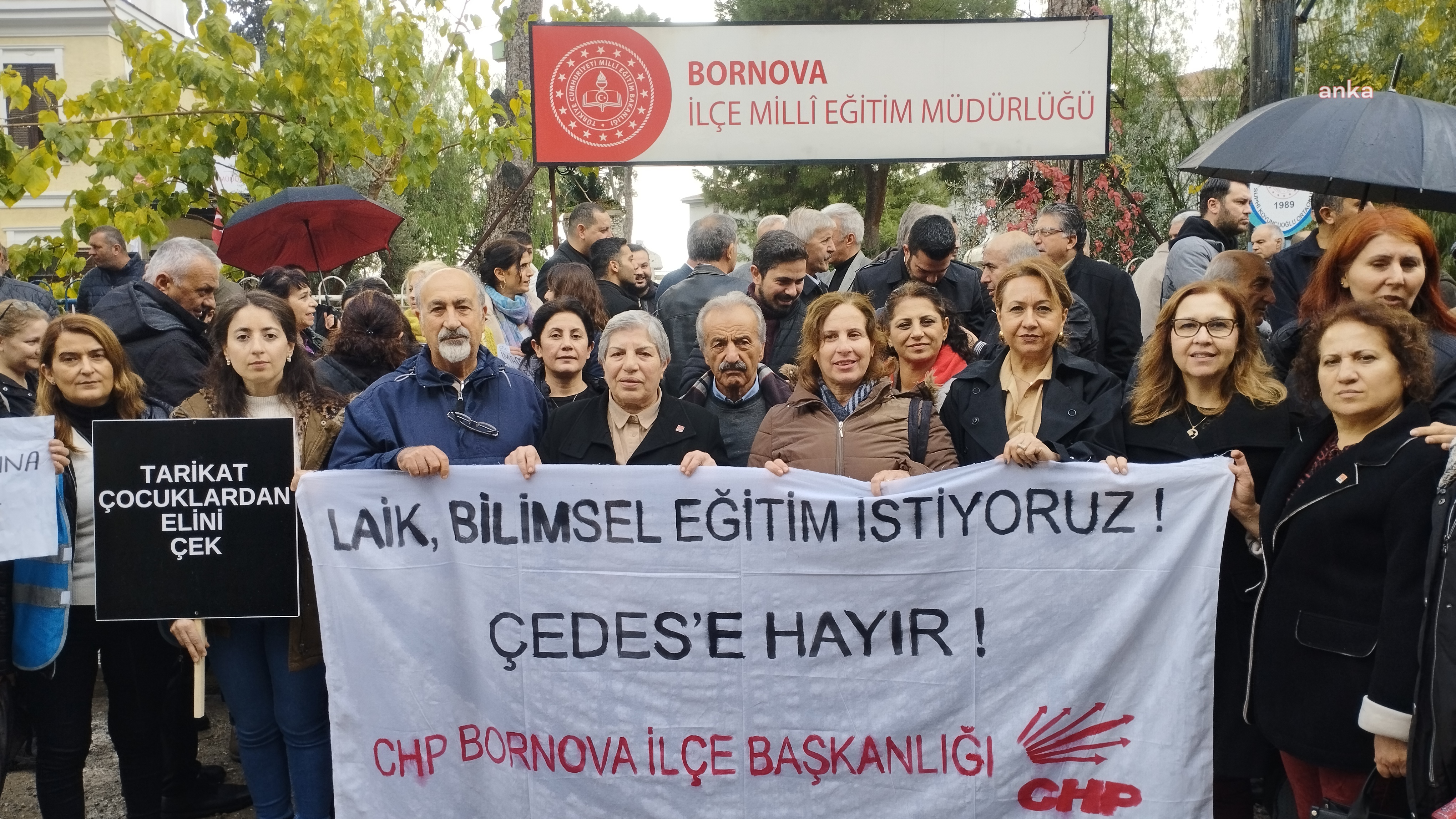 CHP Bornova ÇEDES Nöbetine Dair Görsel